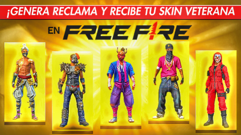 Cómo obtener todas las skins de Free Fire