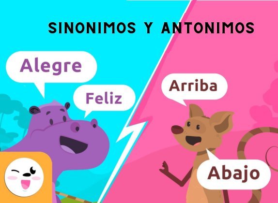 sinónimos y antónimos juegos educativos